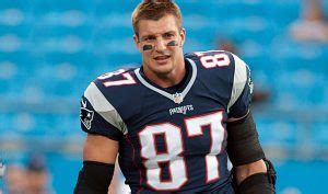 Rob Gronkowski Flashes Reporters in the Locker Room